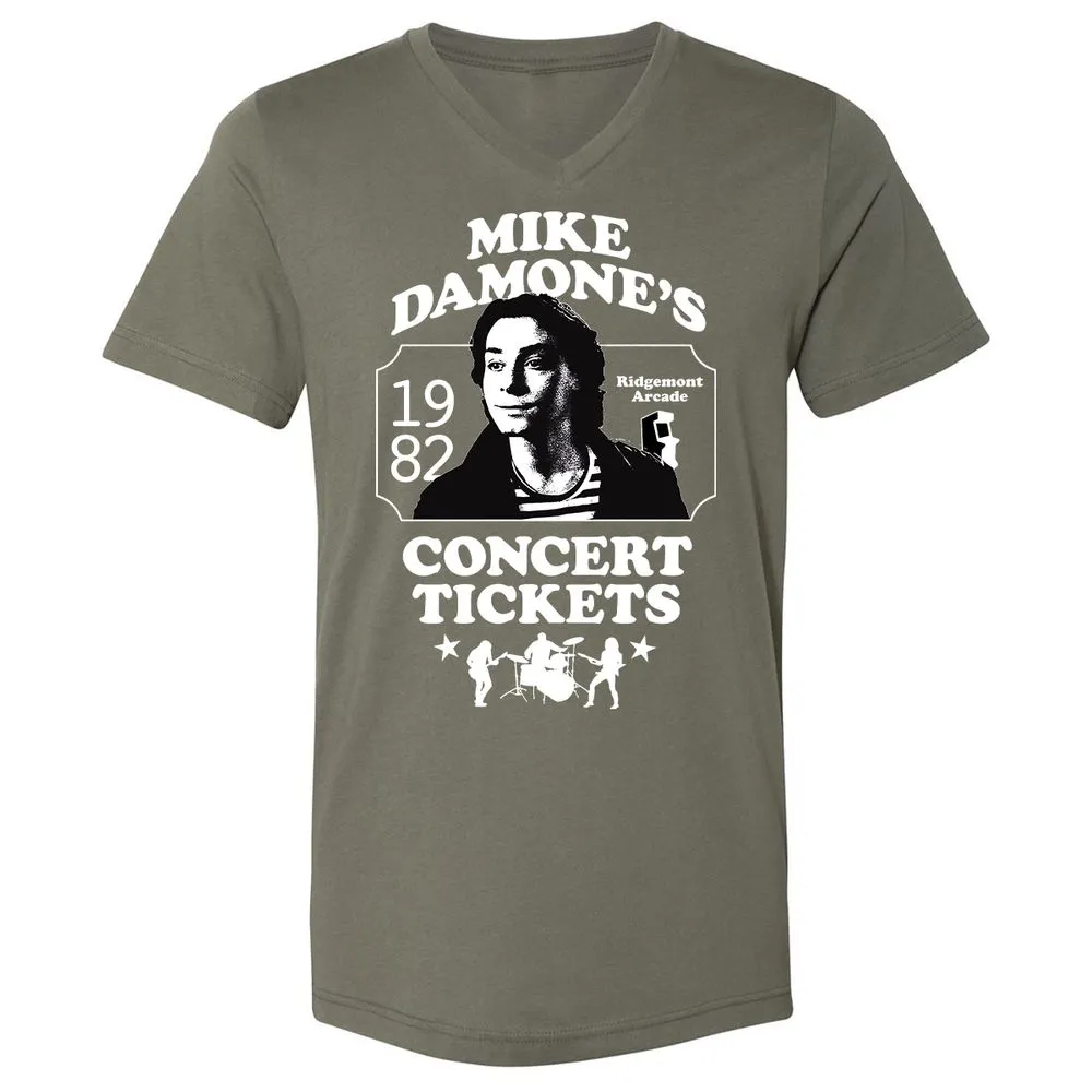 Unisex V-Neck T-Shirt - LCYUJBX9 - Military Green - 10