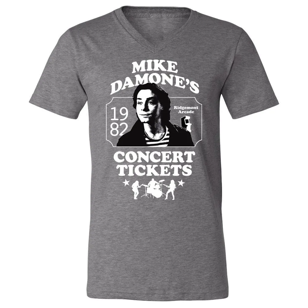 Unisex V-Neck T-Shirt - LCYUJBX9 - Deep Heather - 13