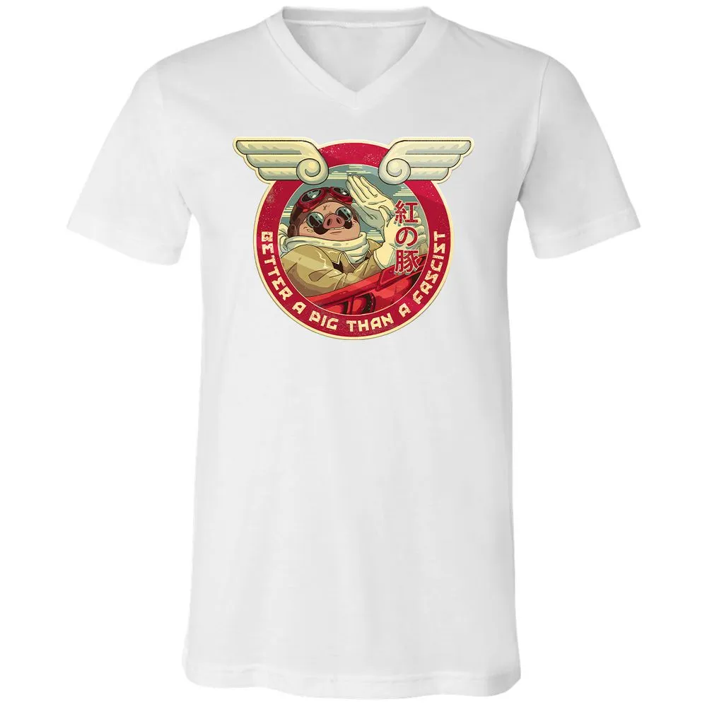 Unisex V-Neck T-Shirt - E2VGW65X - White - 5