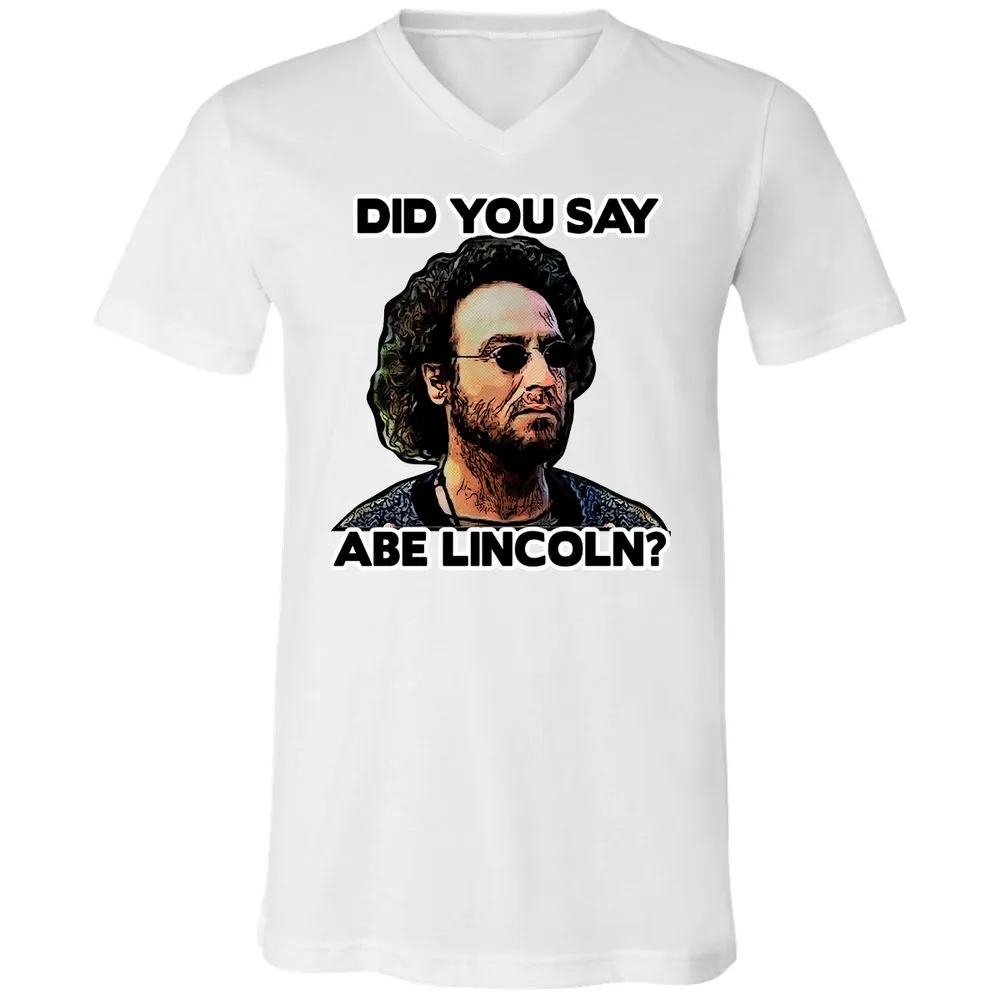 Unisex V-Neck T-Shirt - VZATASGL - White - 5