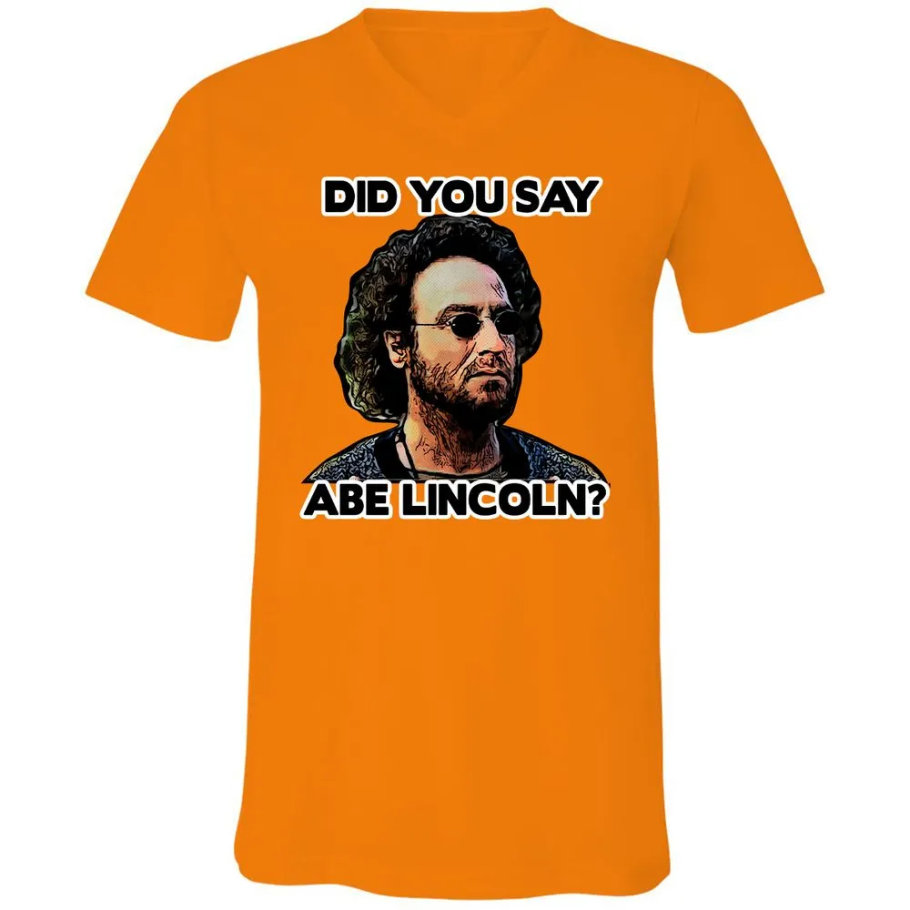 Unisex V-Neck T-Shirt - VZATASGL - Orange - 11