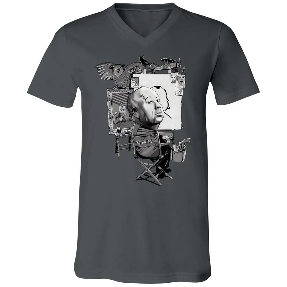 Unisex V-Neck T-Shirt - X8X2TV93 - Asphalt - 12