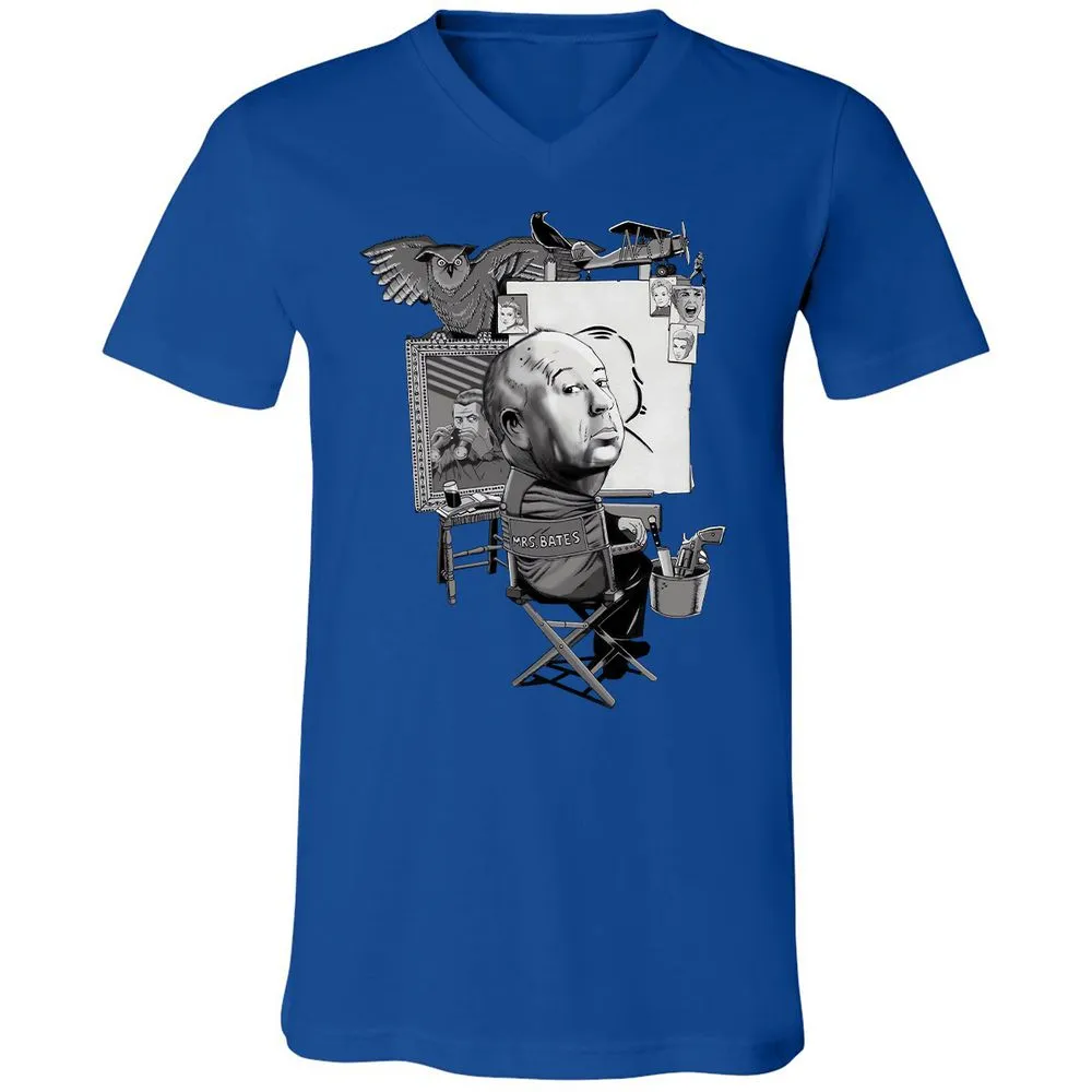 Unisex V-Neck T-Shirt - X8X2TV93 - True Royal - 4