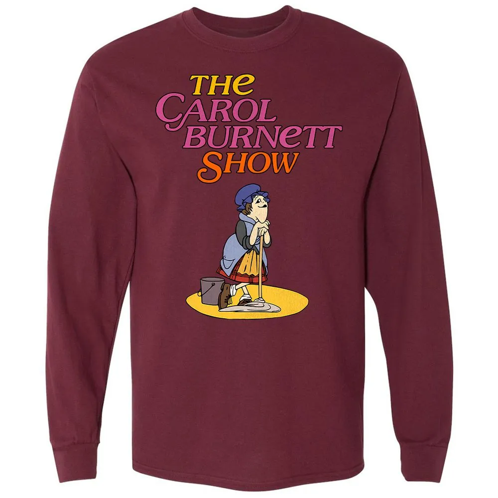 Long Sleeve T-Shirt - 1Q8ZYCPD - Maroon - 11