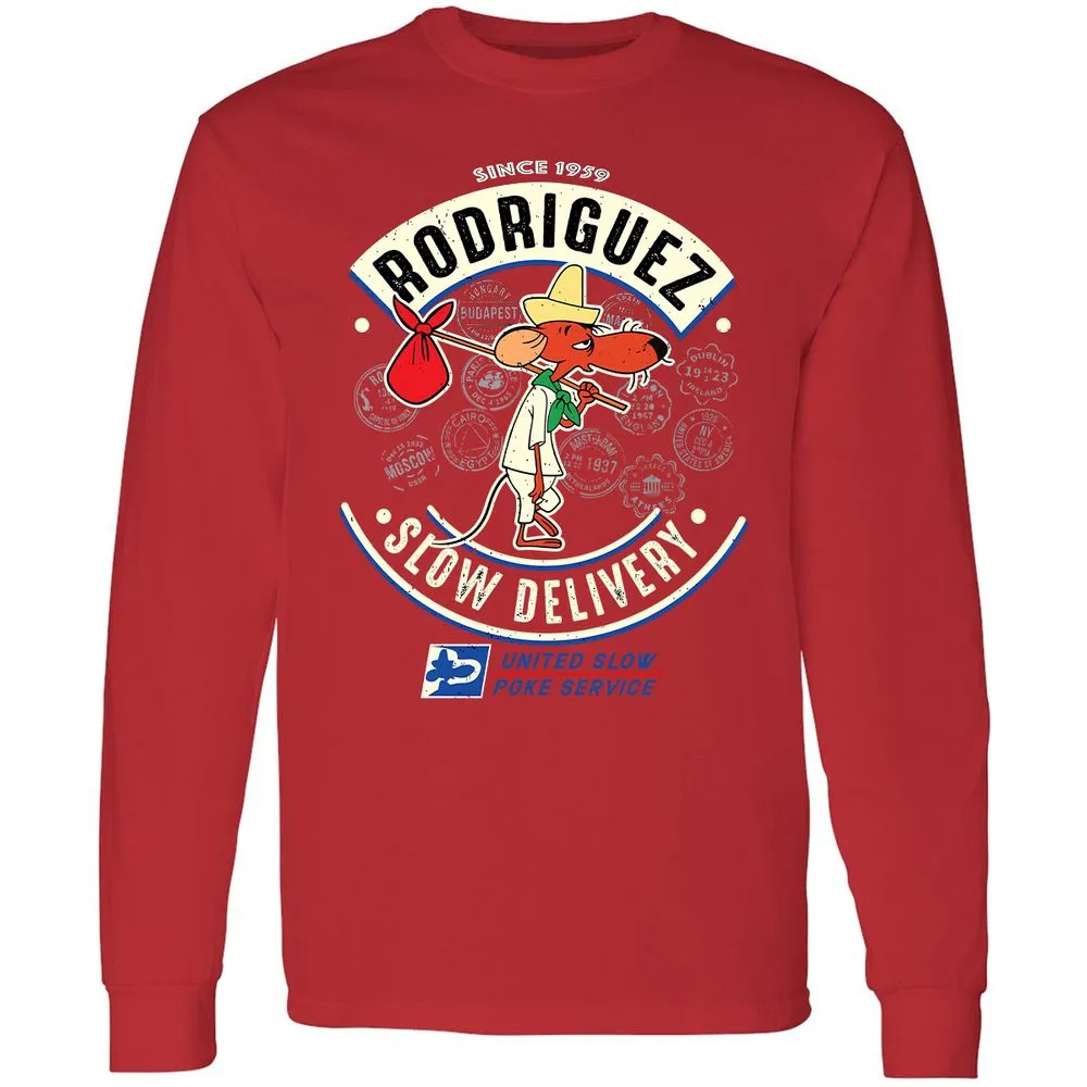 Long Sleeve T-Shirt - CSDZJ8GX - Red - 14