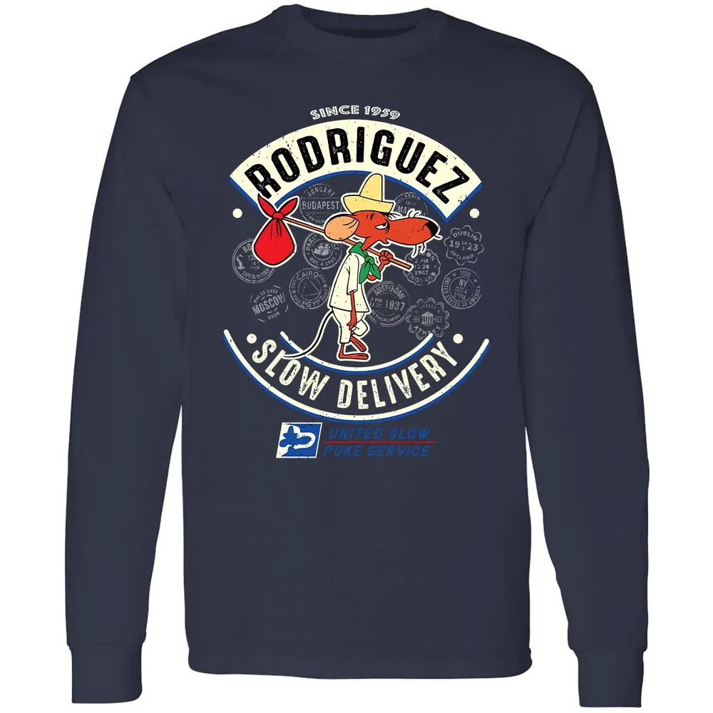 Long Sleeve T-Shirt - CSDZJ8GX - Navy - 2