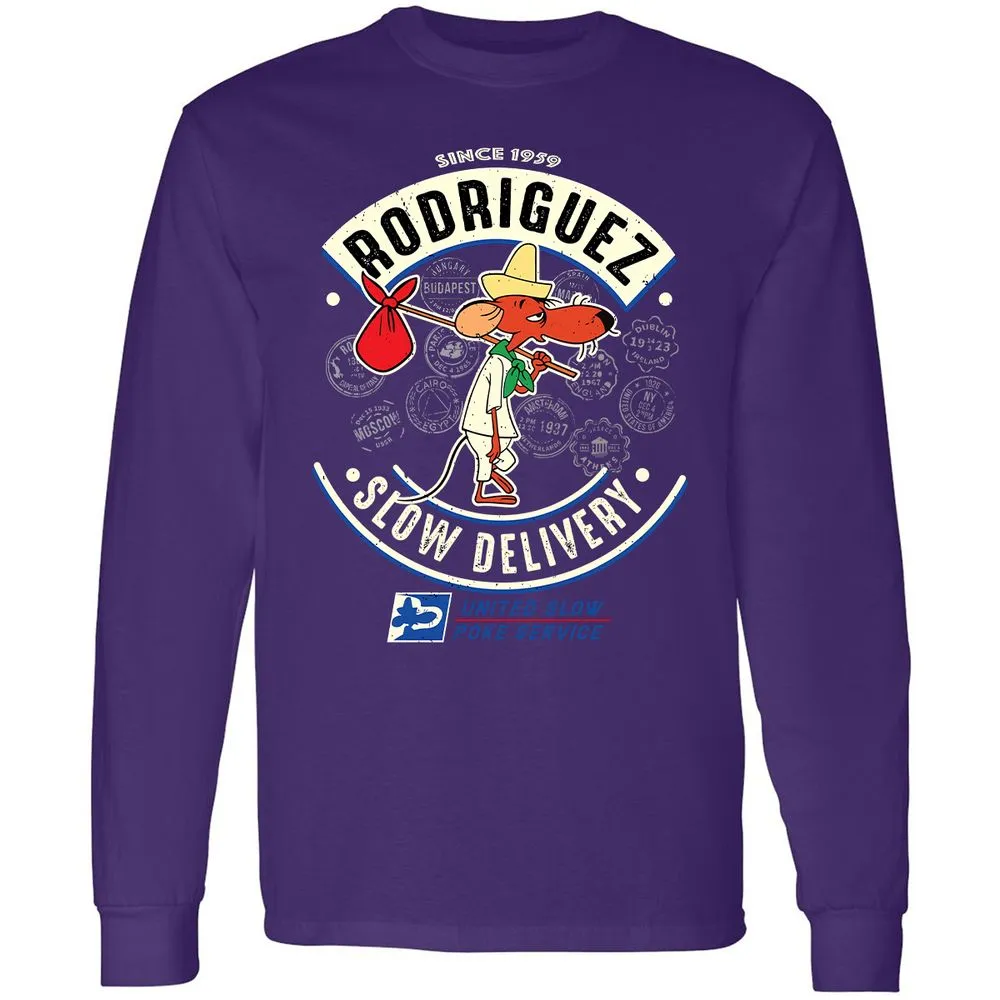 Long Sleeve T-Shirt - CSDZJ8GX - Purple - 13