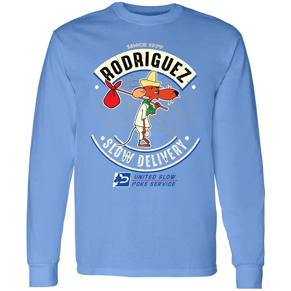 Long Sleeve T-Shirt - CSDZJ8GX - Carolina Blue - 12