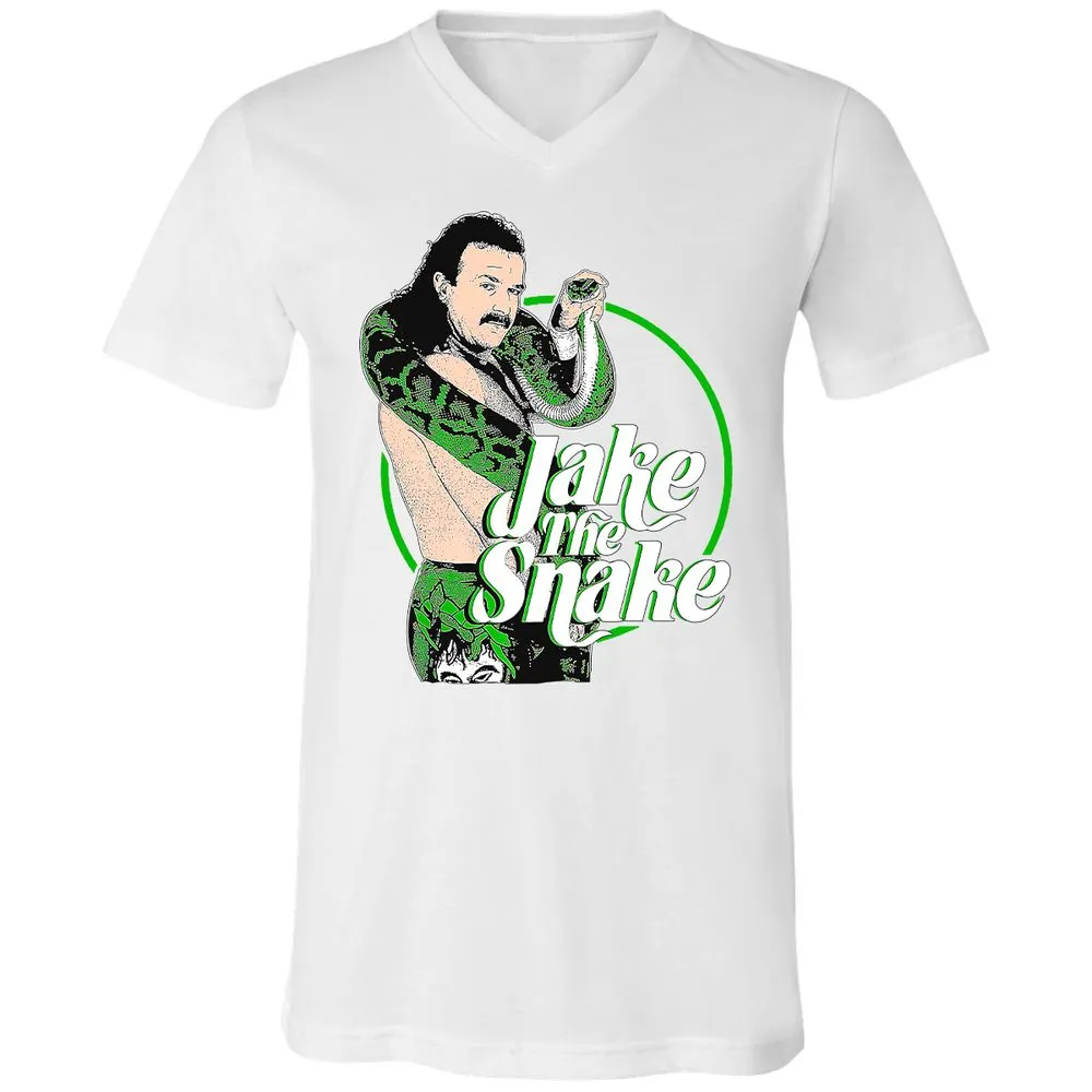 Unisex V-Neck T-Shirt - 93A7UFG5 - White - 5