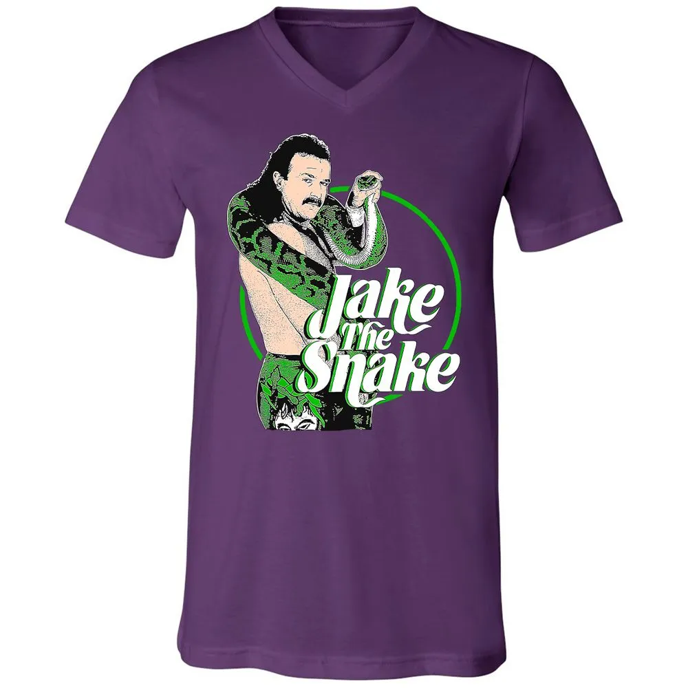 Unisex V-Neck T-Shirt - 93A7UFG5 - Team Purple - 9