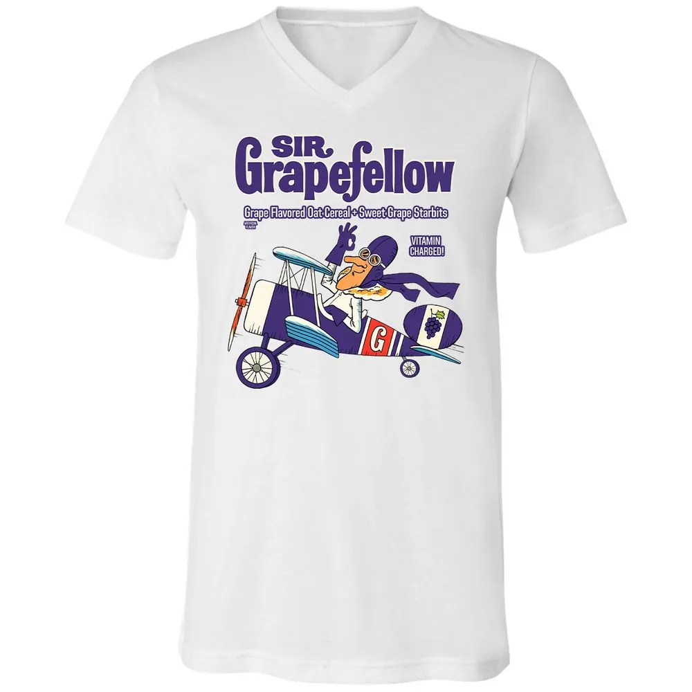Unisex V-Neck T-Shirt - W8Q97QYJ - White - 5