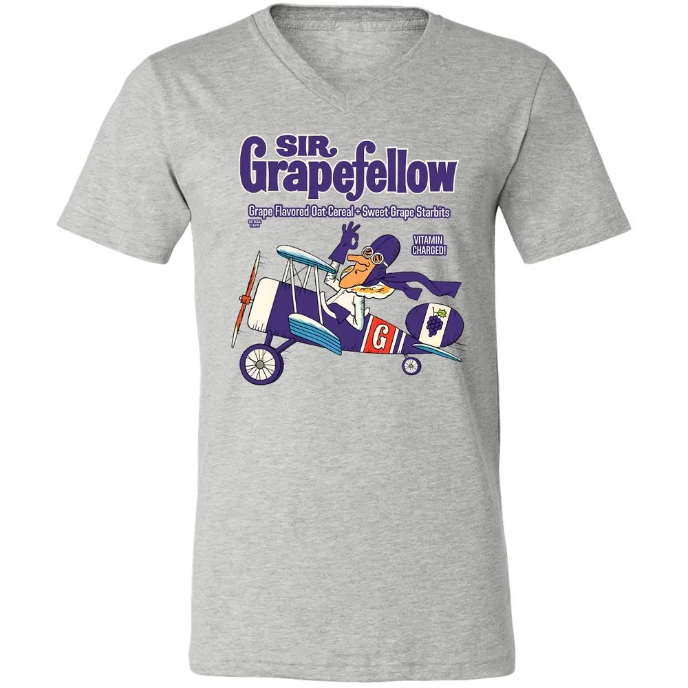 Unisex V-Neck T-Shirt - W8Q97QYJ - Athletic Heather - 7