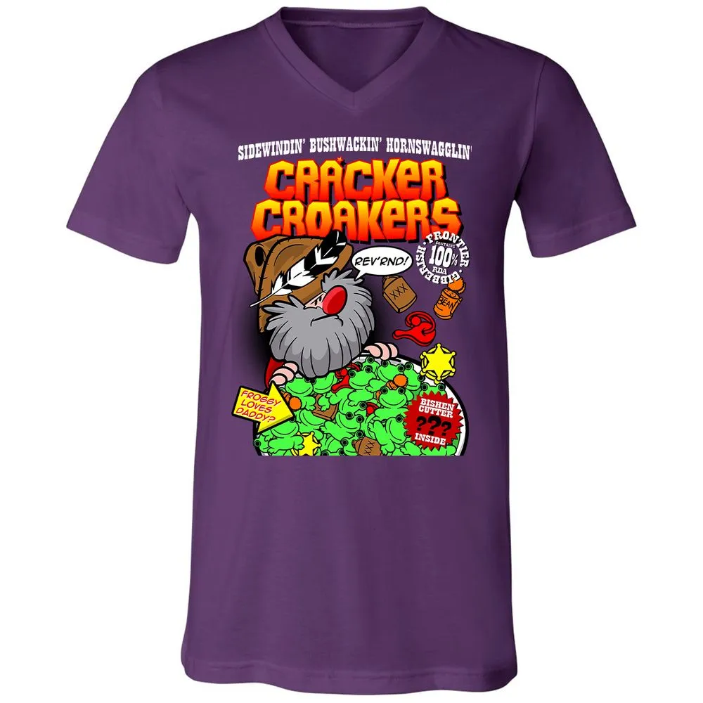 Unisex V-Neck T-Shirt - HPDLZR75 - Team Purple - 9