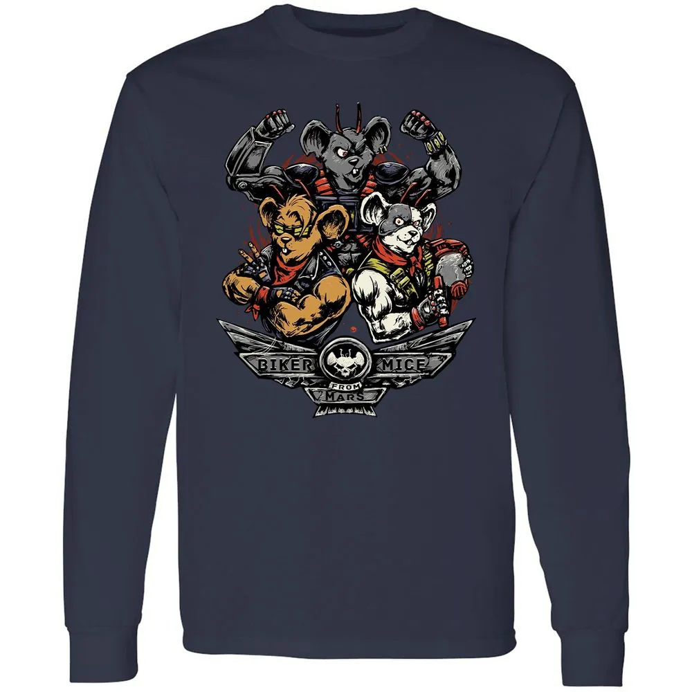 Long Sleeve T-Shirt - 5RB3PQN5 - Navy - 2