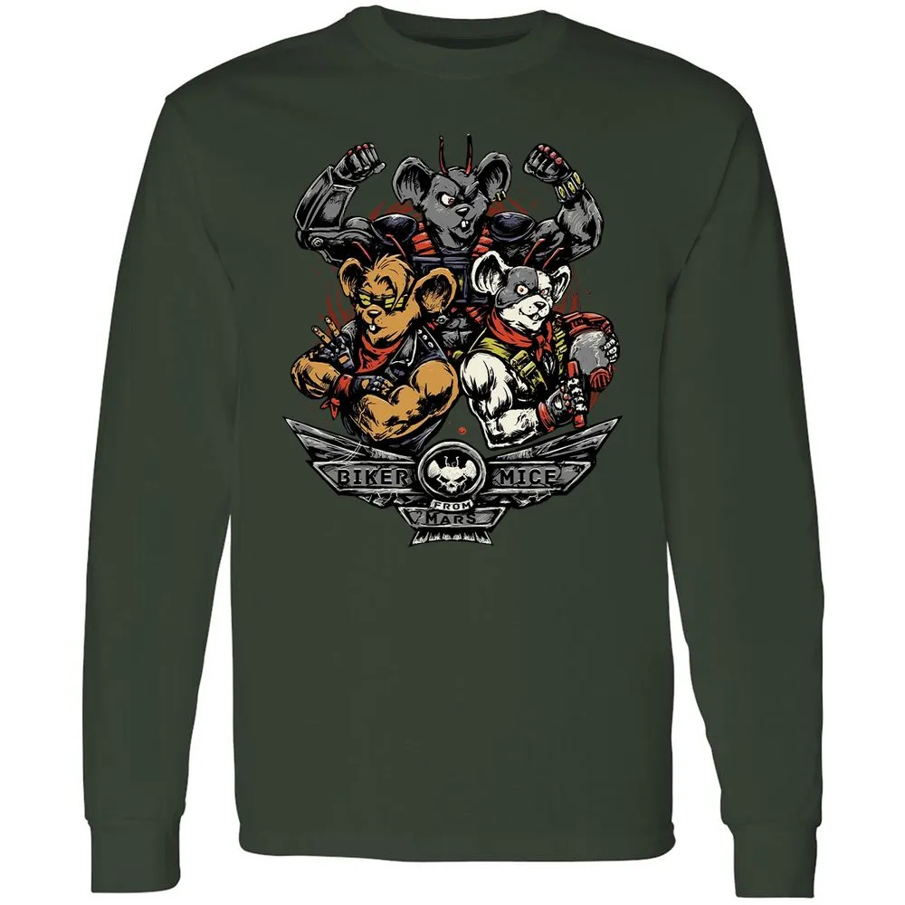 Long Sleeve T-Shirt - 5RB3PQN5 - Forest Green - 4