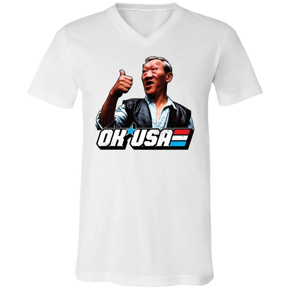 Unisex V-Neck T-Shirt - T631UCHG - White - 5