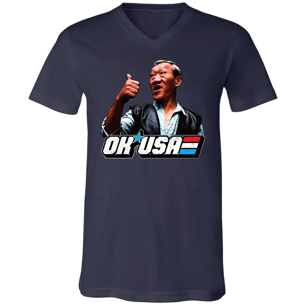 Unisex V-Neck T-Shirt - T631UCHG - Navy - 2