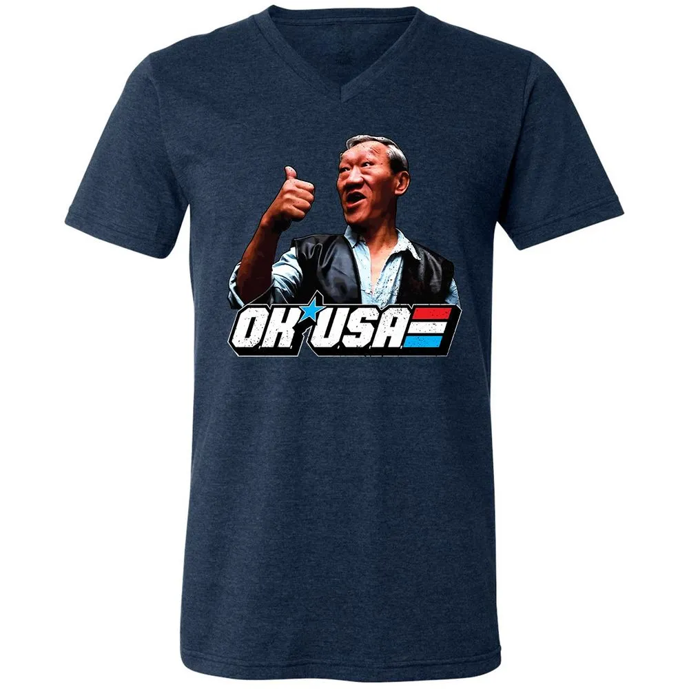 Unisex V-Neck T-Shirt - T631UCHG - Heather Navy - 15