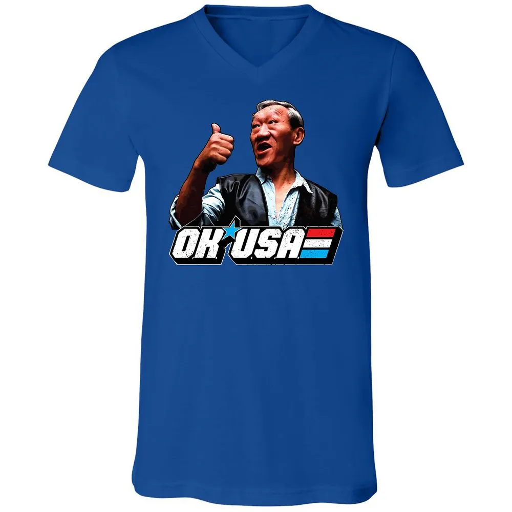 Unisex V-Neck T-Shirt - T631UCHG - True Royal - 4