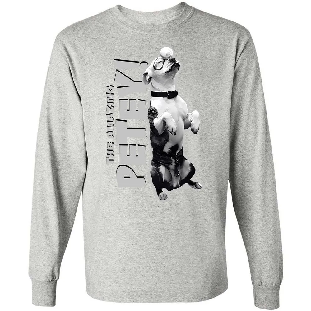 Long Sleeve T-Shirt - 1X81KBHG - Ash - 7