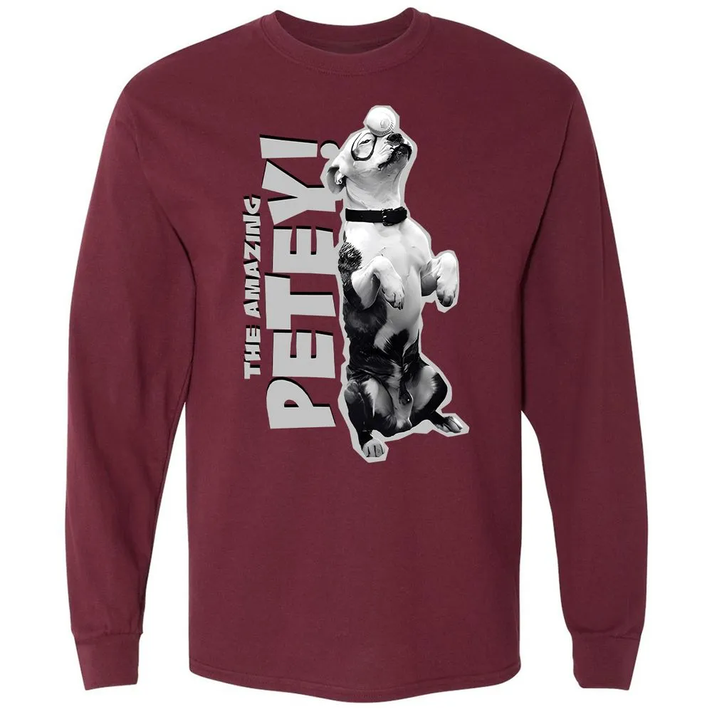 Long Sleeve T-Shirt - 1X81KBHG - Maroon - 11