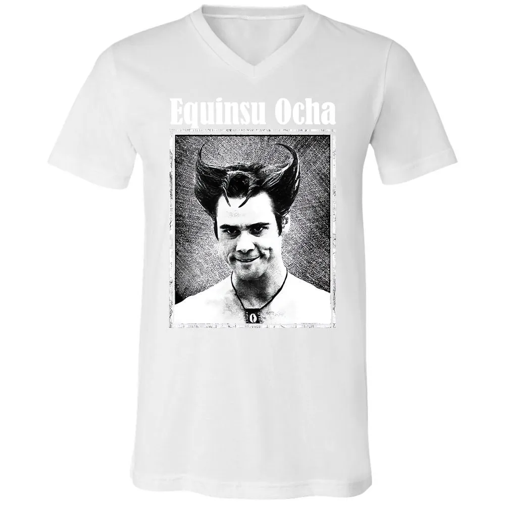 Unisex V-Neck T-Shirt - P45U8457 - White - 5
