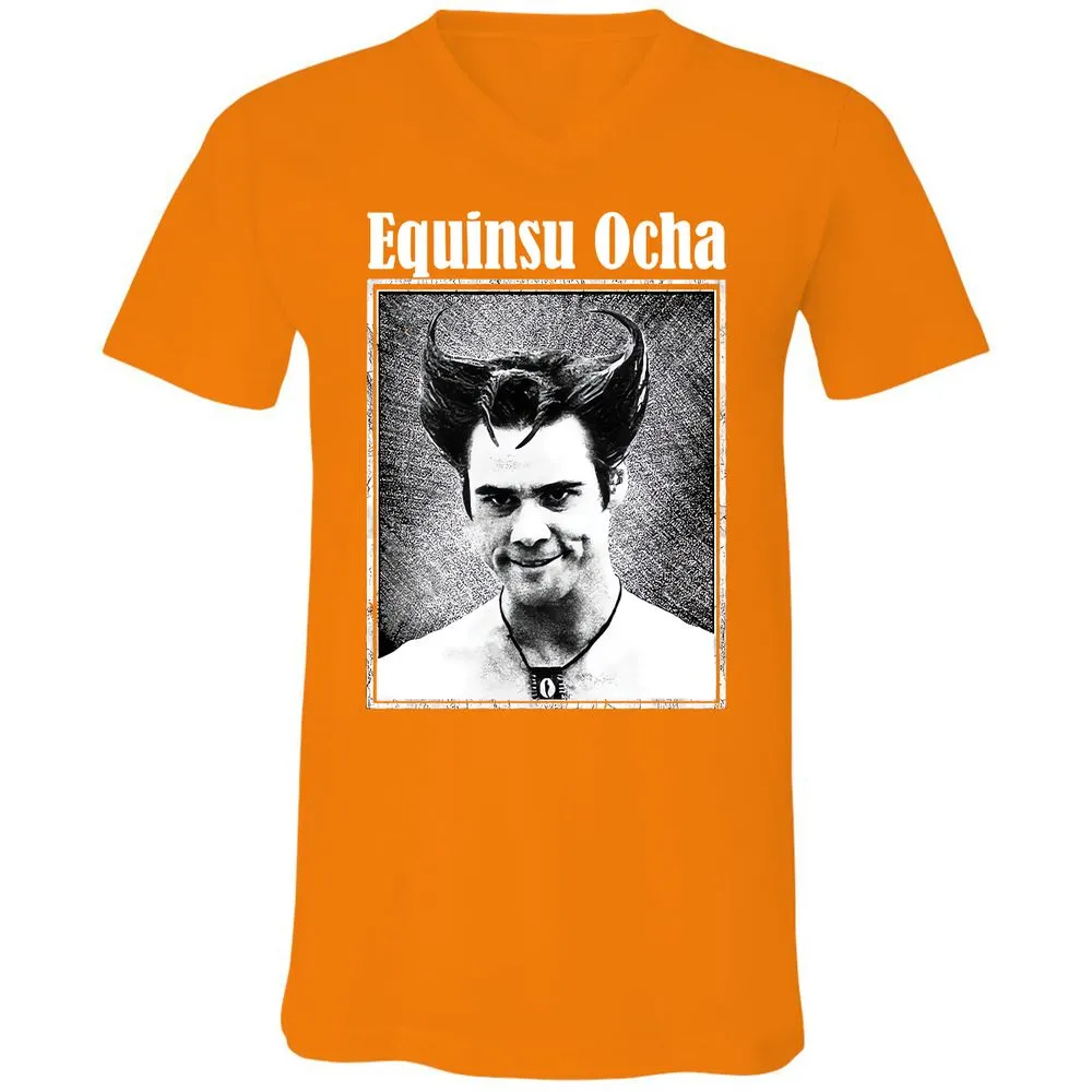 Unisex V-Neck T-Shirt - P45U8457 - Orange - 11