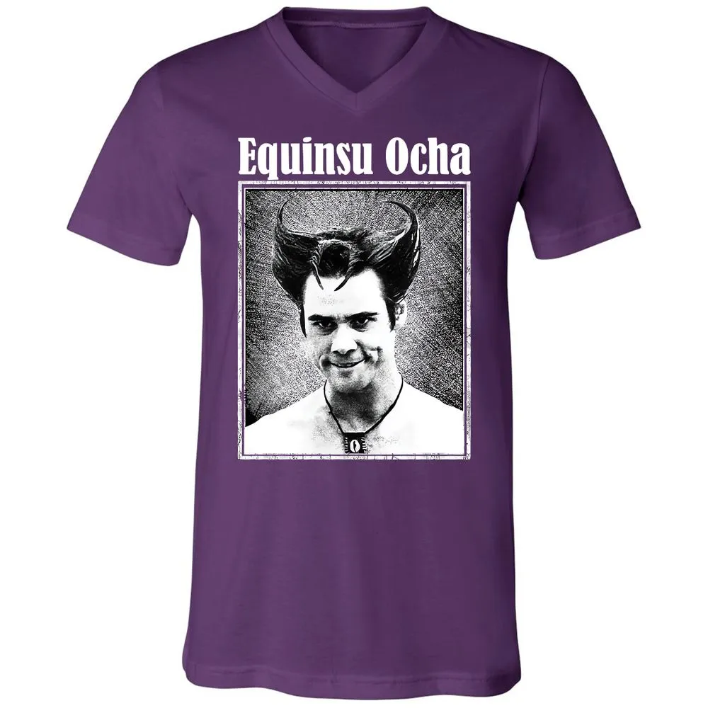 Unisex V-Neck T-Shirt - P45U8457 - Team Purple - 9