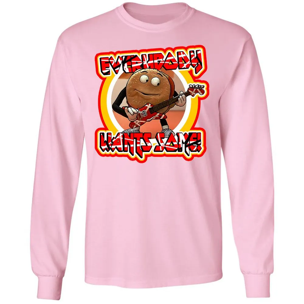 Long Sleeve T-Shirt - 6J3ZRZLM - Light Pink - 3