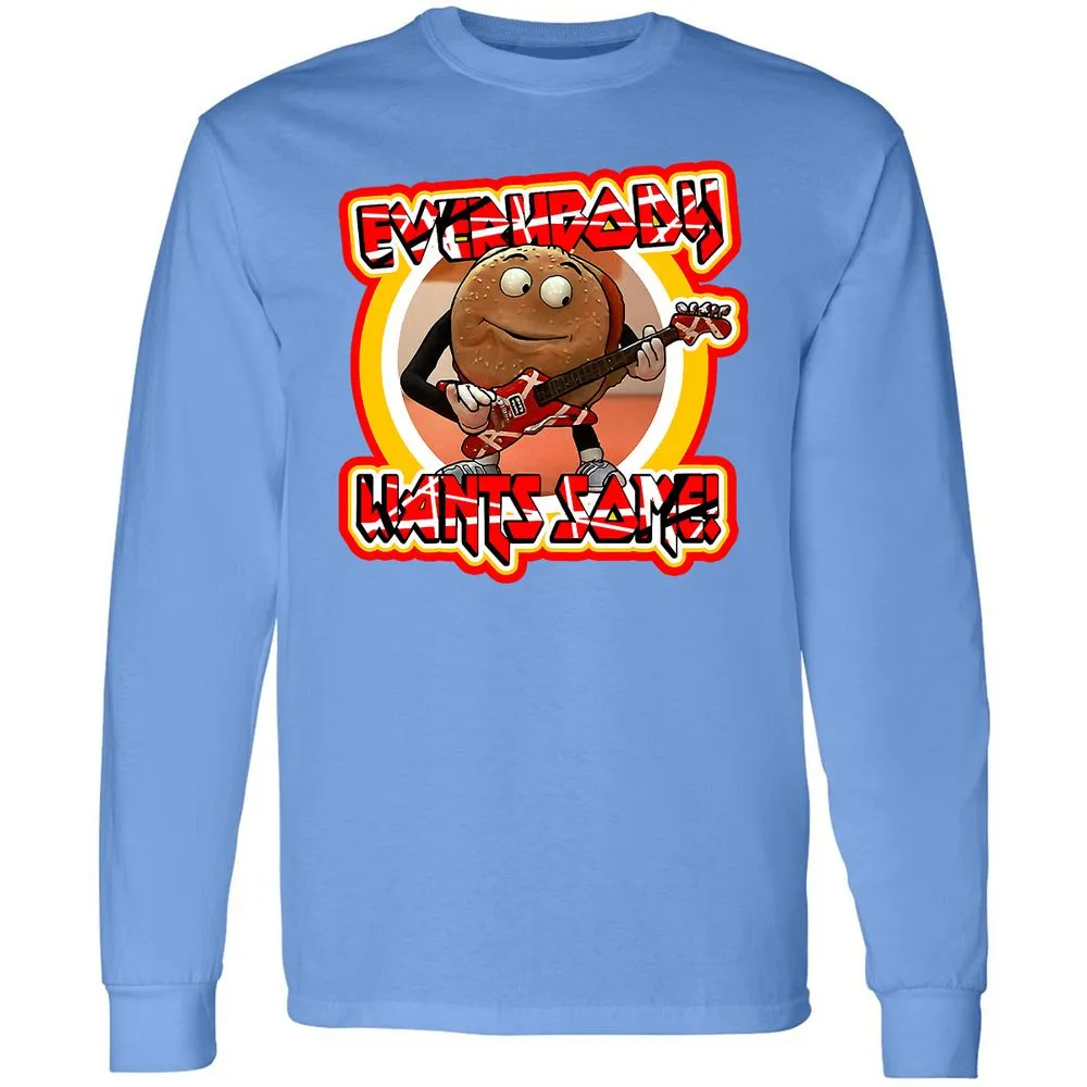 Long Sleeve T-Shirt - 6J3ZRZLM - Carolina Blue - 12
