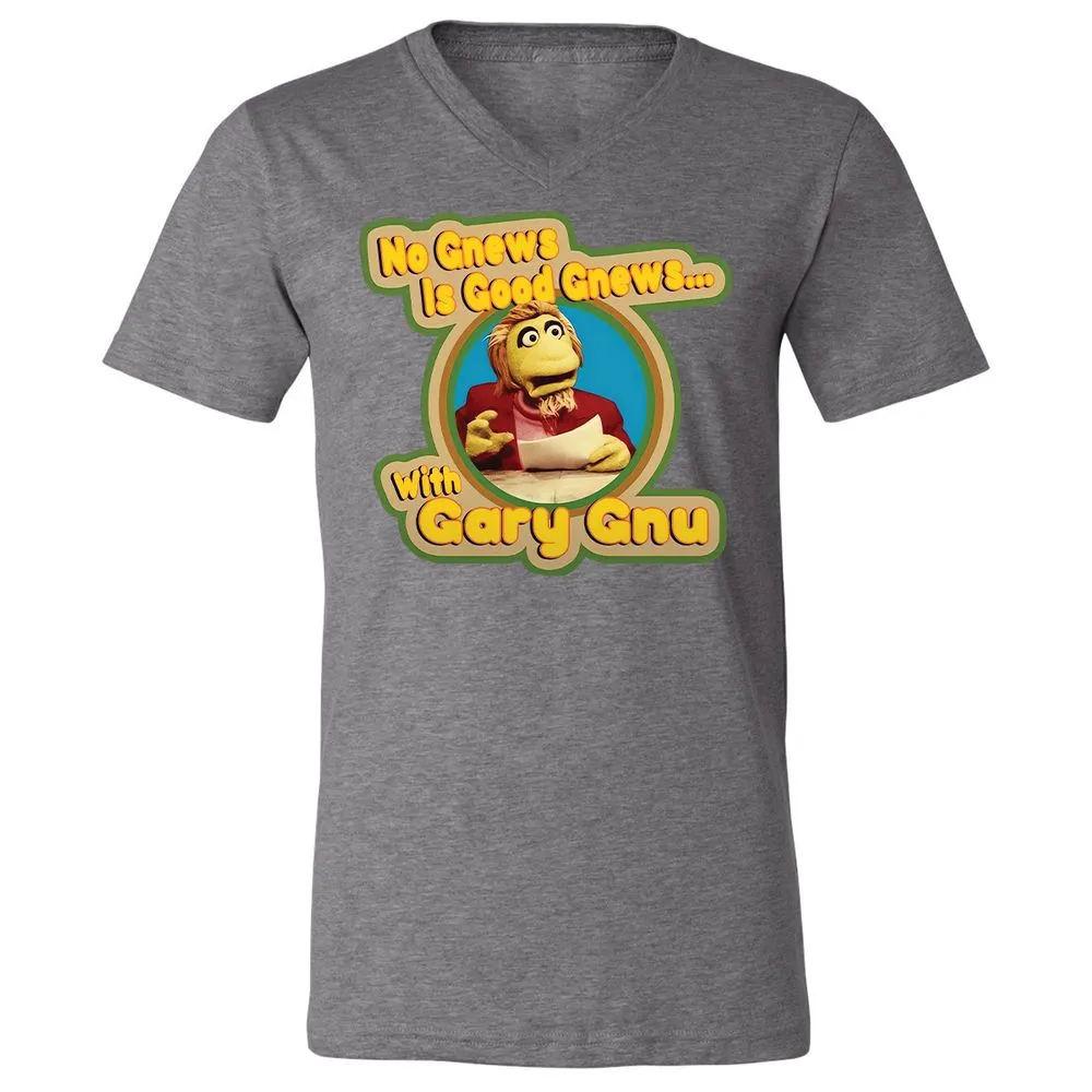 Unisex V-Neck T-Shirt - VKD1EPHQ - Deep Heather - 13
