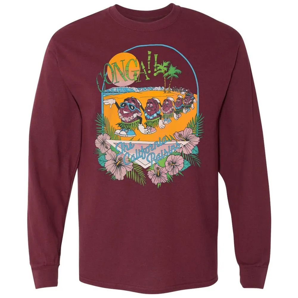 Long Sleeve T-Shirt - A9PDWFLL - Maroon - 11