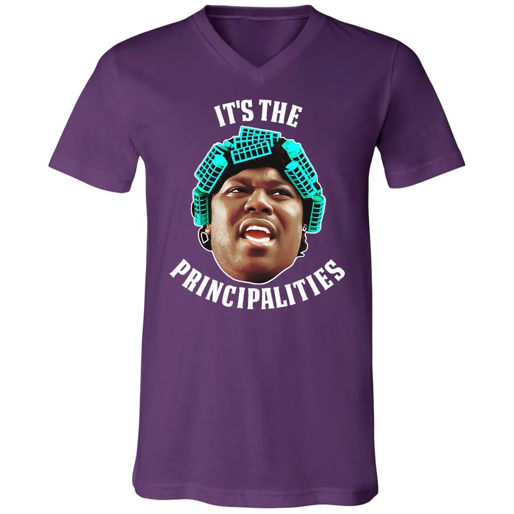 Unisex V-Neck T-Shirt - DE3MM3HX - Team Purple - 9