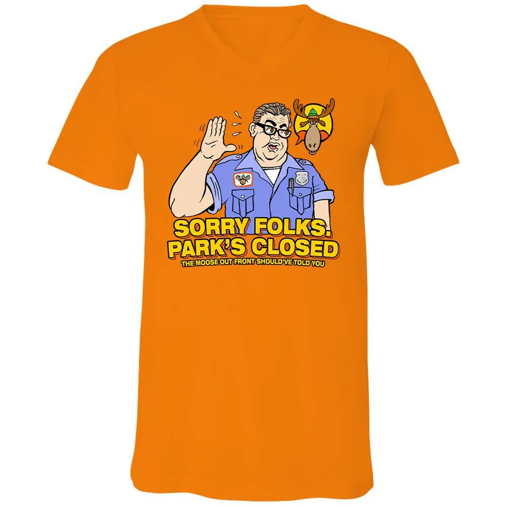 Unisex V-Neck T-Shirt - DBGZWSC2 - Orange - 11
