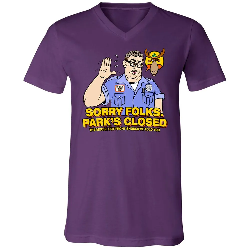 Unisex V-Neck T-Shirt - DBGZWSC2 - Team Purple - 9