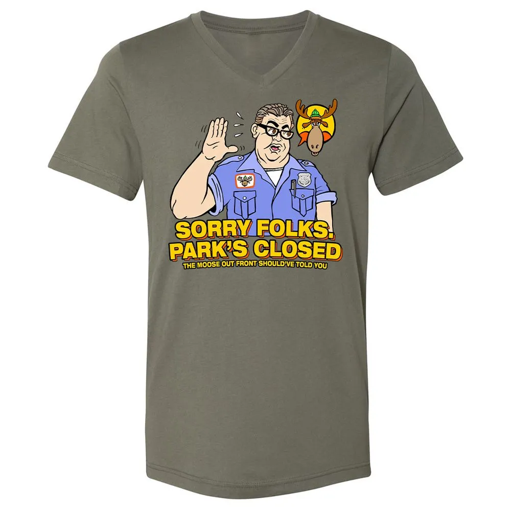 Unisex V-Neck T-Shirt - DBGZWSC2 - Military Green - 10
