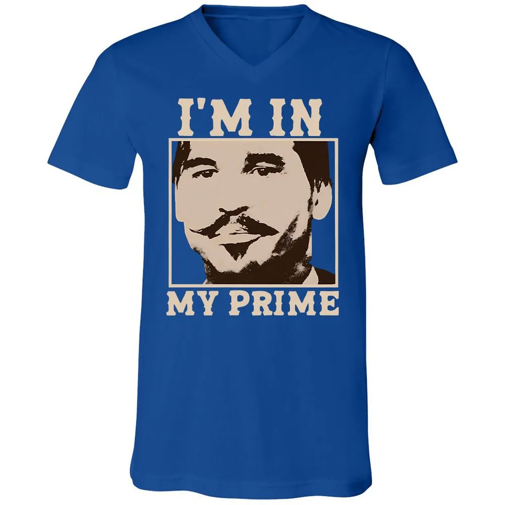 Unisex V-Neck T-Shirt - 55BXW2XH - True Royal - 4