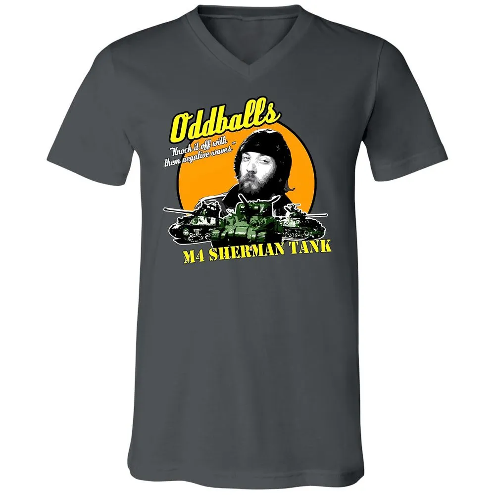 Unisex V-Neck T-Shirt - WXZ3WP88 - Asphalt - 12