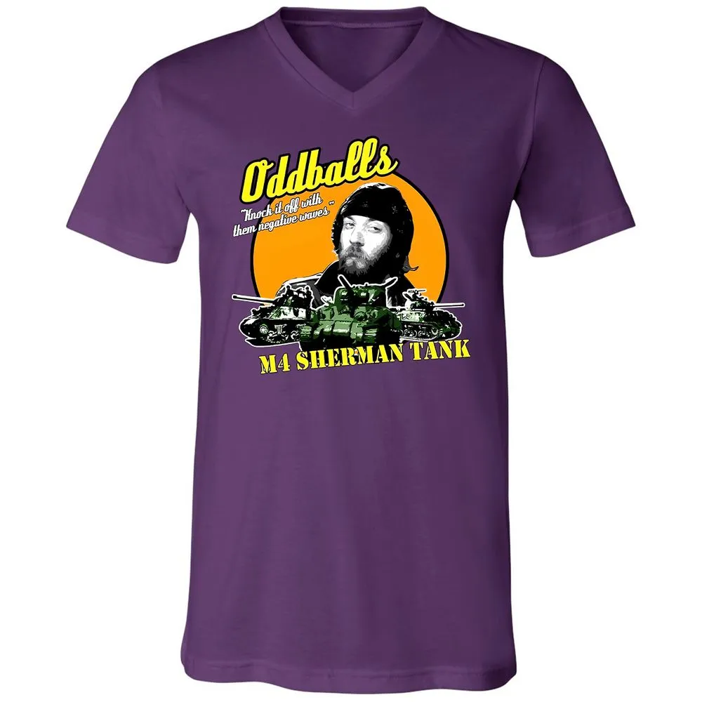 Unisex V-Neck T-Shirt - WXZ3WP88 - Team Purple - 9