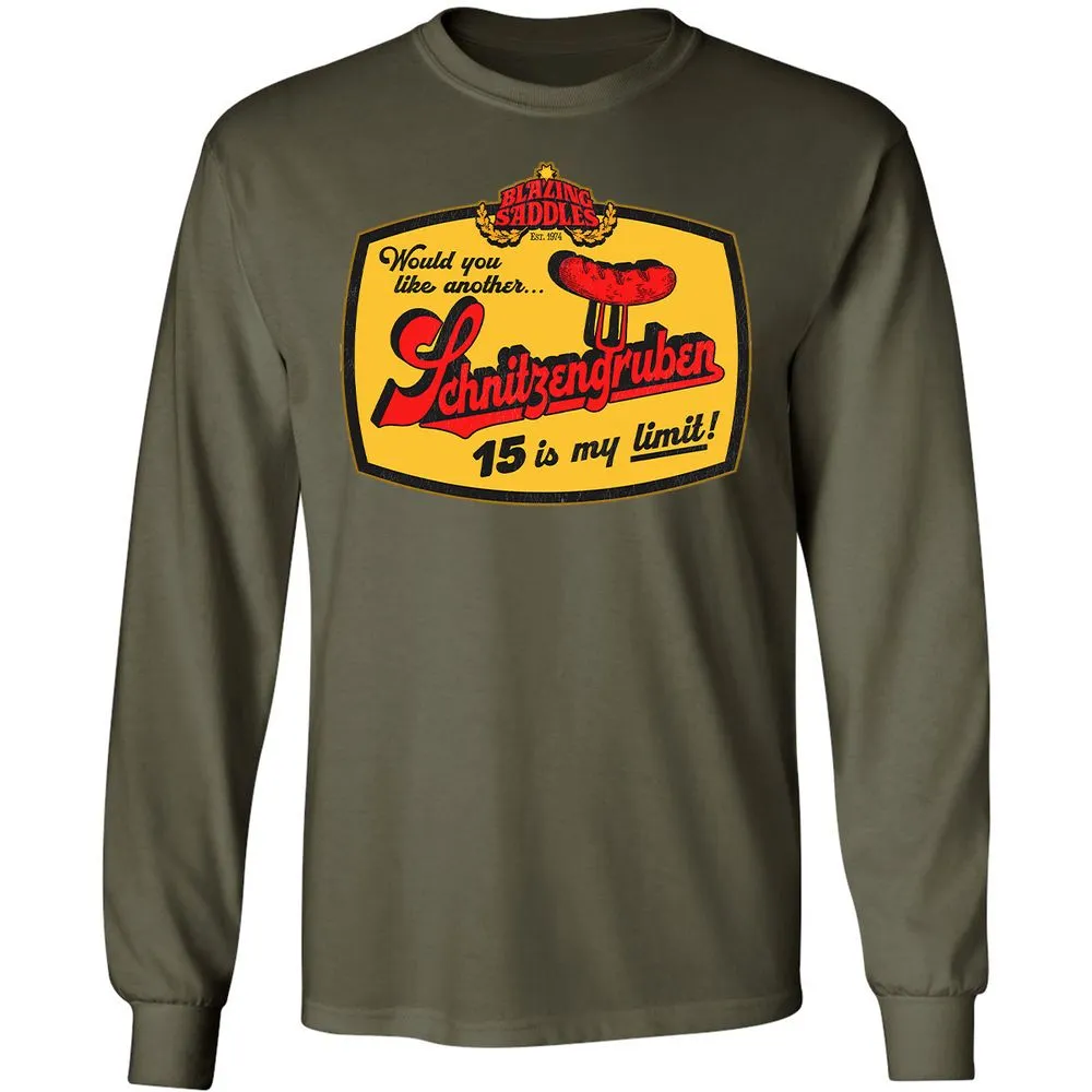 Long Sleeve T-Shirt - BJG66XCK - Military Green - 16
