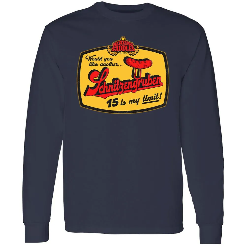 Long Sleeve T-Shirt - BJG66XCK - Navy - 2