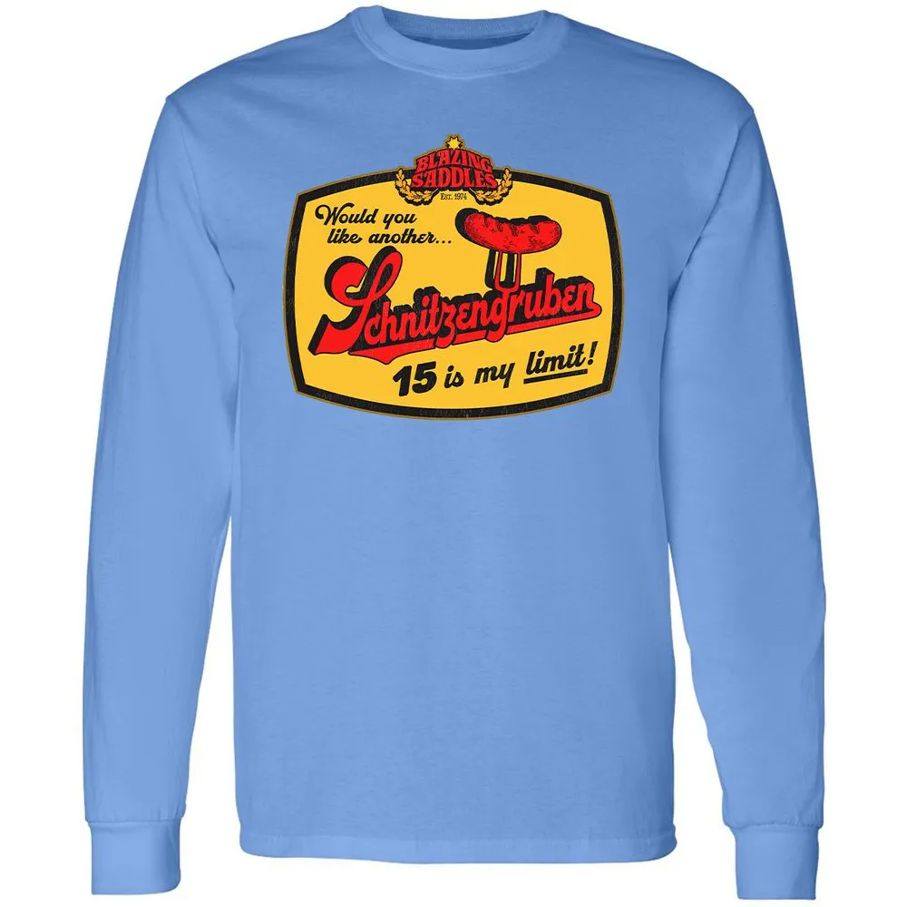 Long Sleeve T-Shirt - BJG66XCK - Carolina Blue - 12