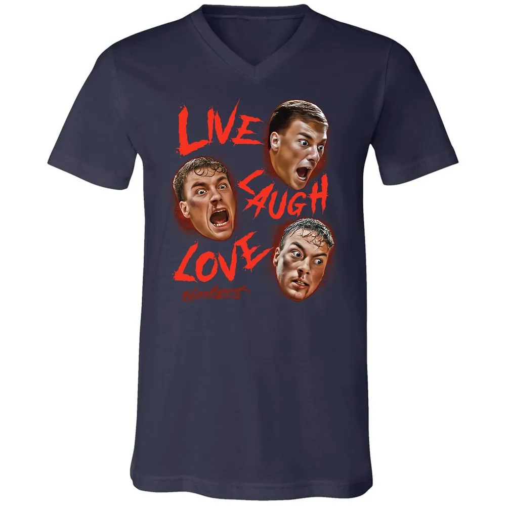 Unisex V-Neck T-Shirt - R1M4EHBV - Navy - 2