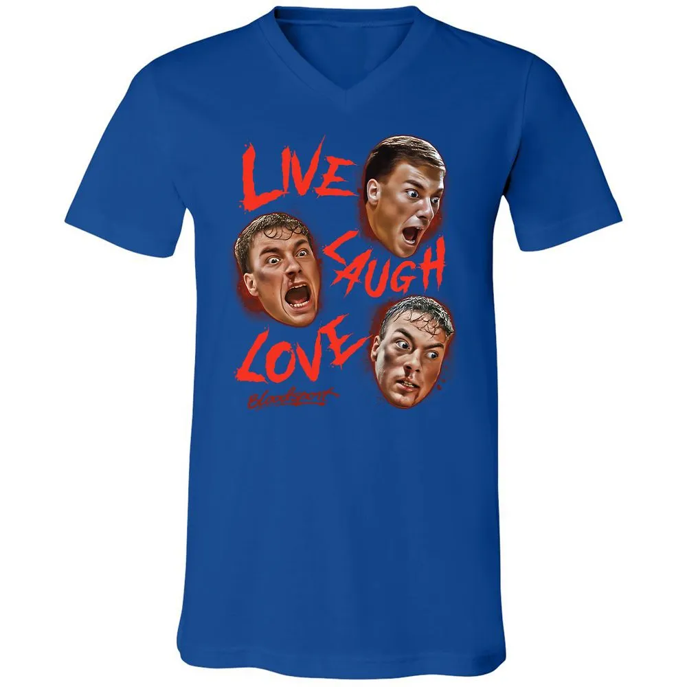 Unisex V-Neck T-Shirt - R1M4EHBV - True Royal - 4