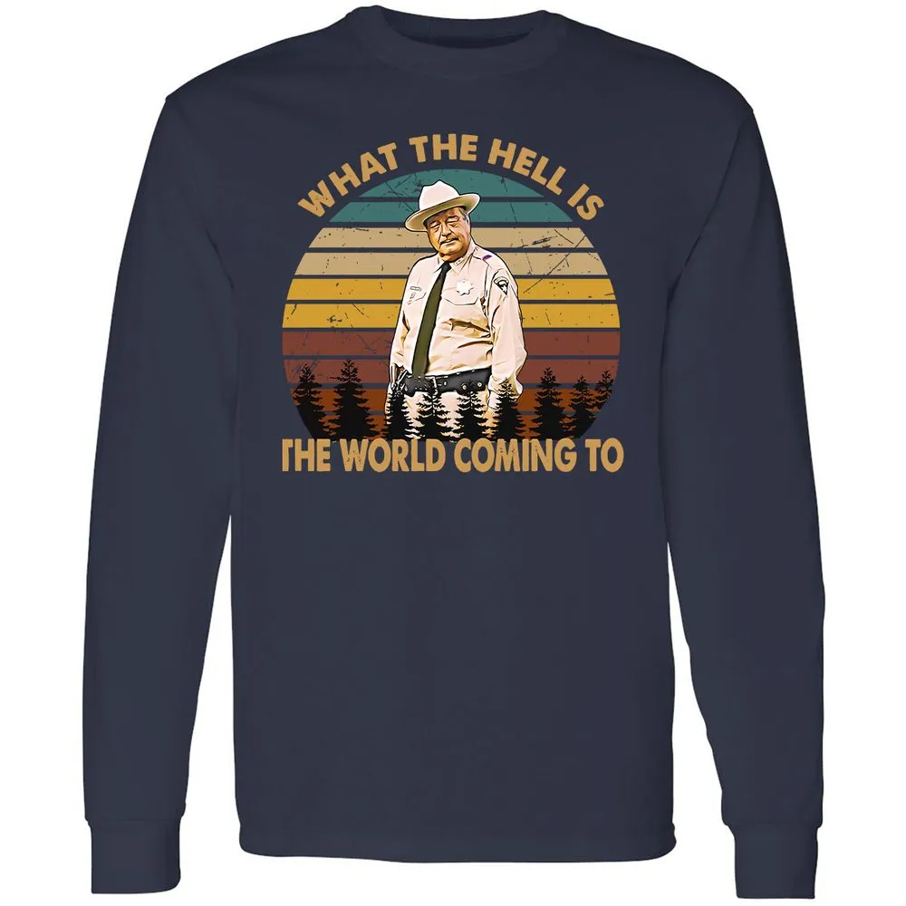 Long Sleeve T-Shirt - V8CB7LC3 - Navy - 2