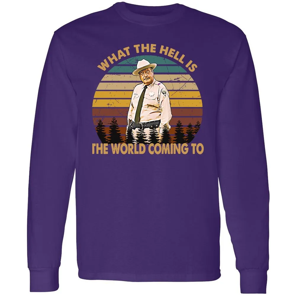 Long Sleeve T-Shirt - V8CB7LC3 - Purple - 13