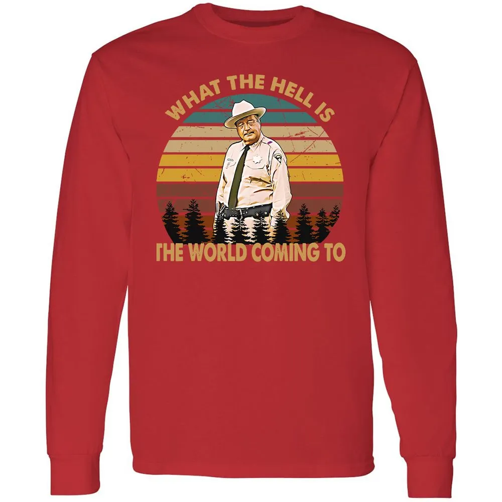 Long Sleeve T-Shirt - V8CB7LC3 - Red - 14