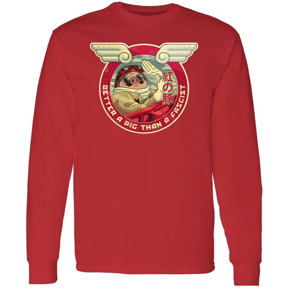 Long Sleeve T-Shirt - 6ZATJDEW - Red - 14