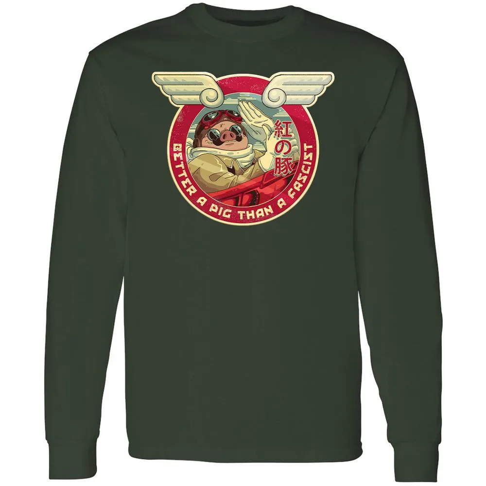 Long Sleeve T-Shirt - 6ZATJDEW - Forest Green - 4