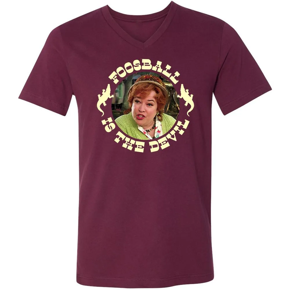 Unisex V-Neck T-Shirt - PVG95TTC - Maroon - 6